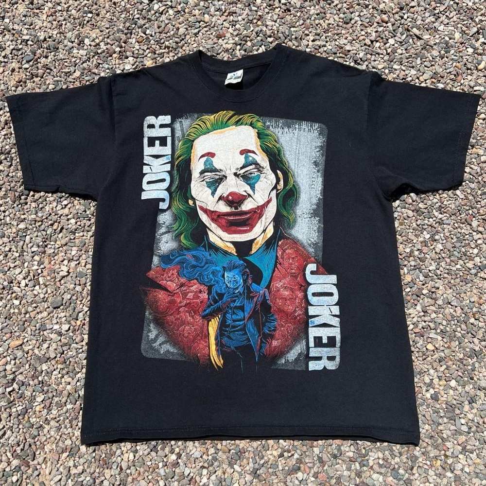 Joker Black Graphic Double Sided AOP Tee for Kids